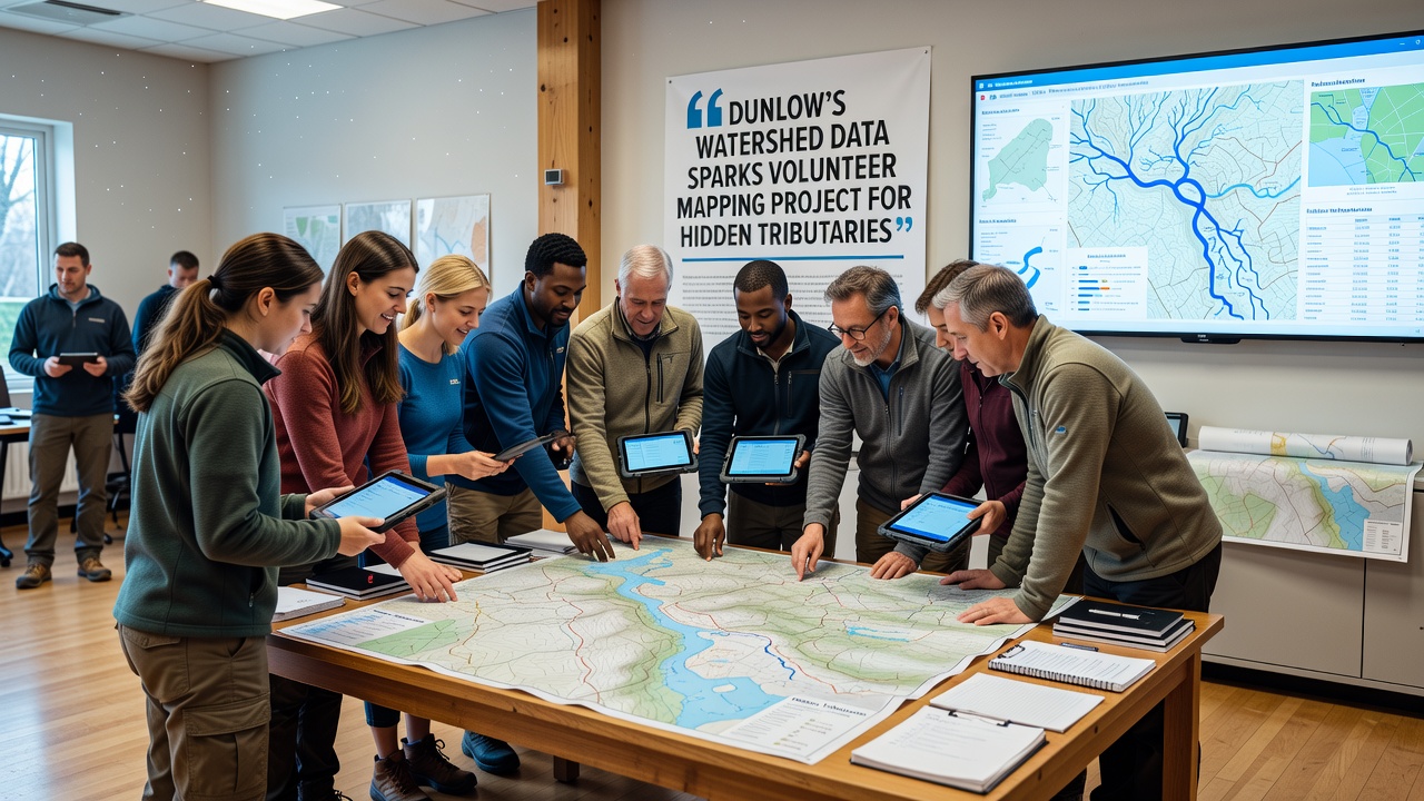 Dunlow's Watershed Data Sparks Volunteer Mapping Project for Hidden Tributaries